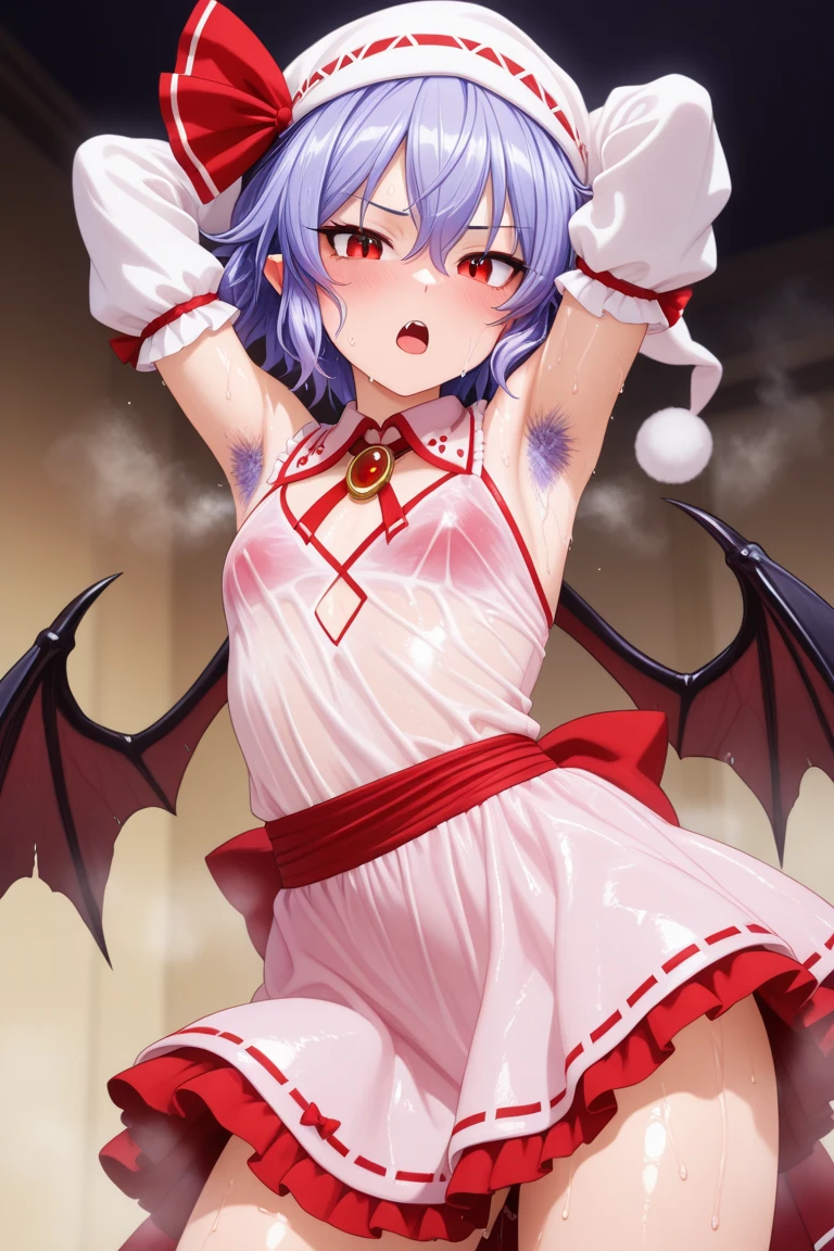 Truly realistic CG、Reflecting thighs、Devilish evil smile、Live-action texture