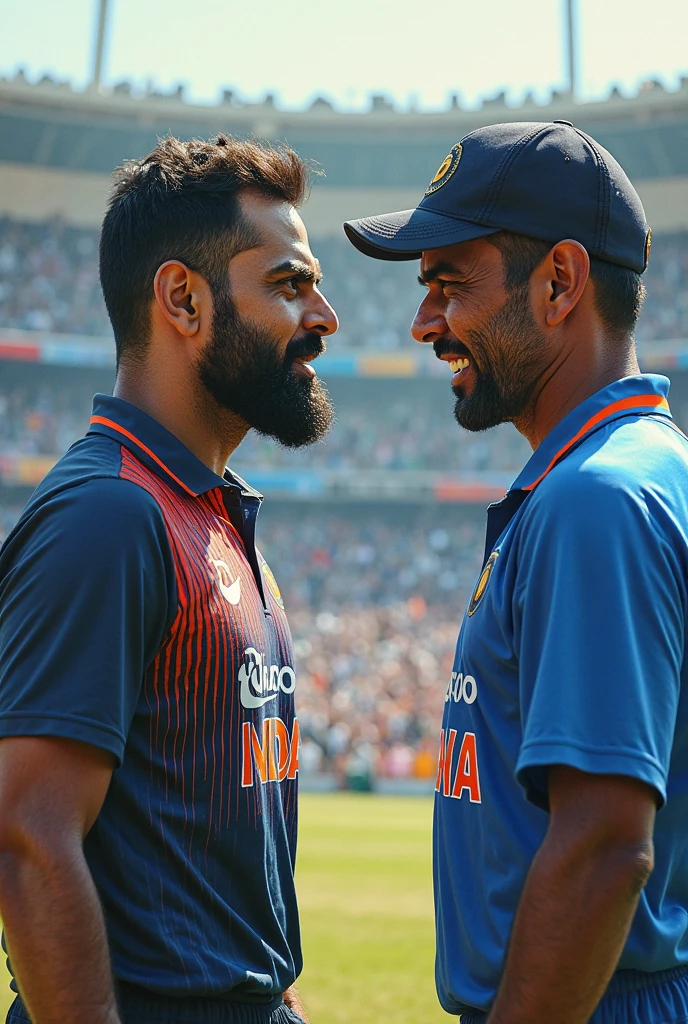 Rohit Sharma in RCB jersey
