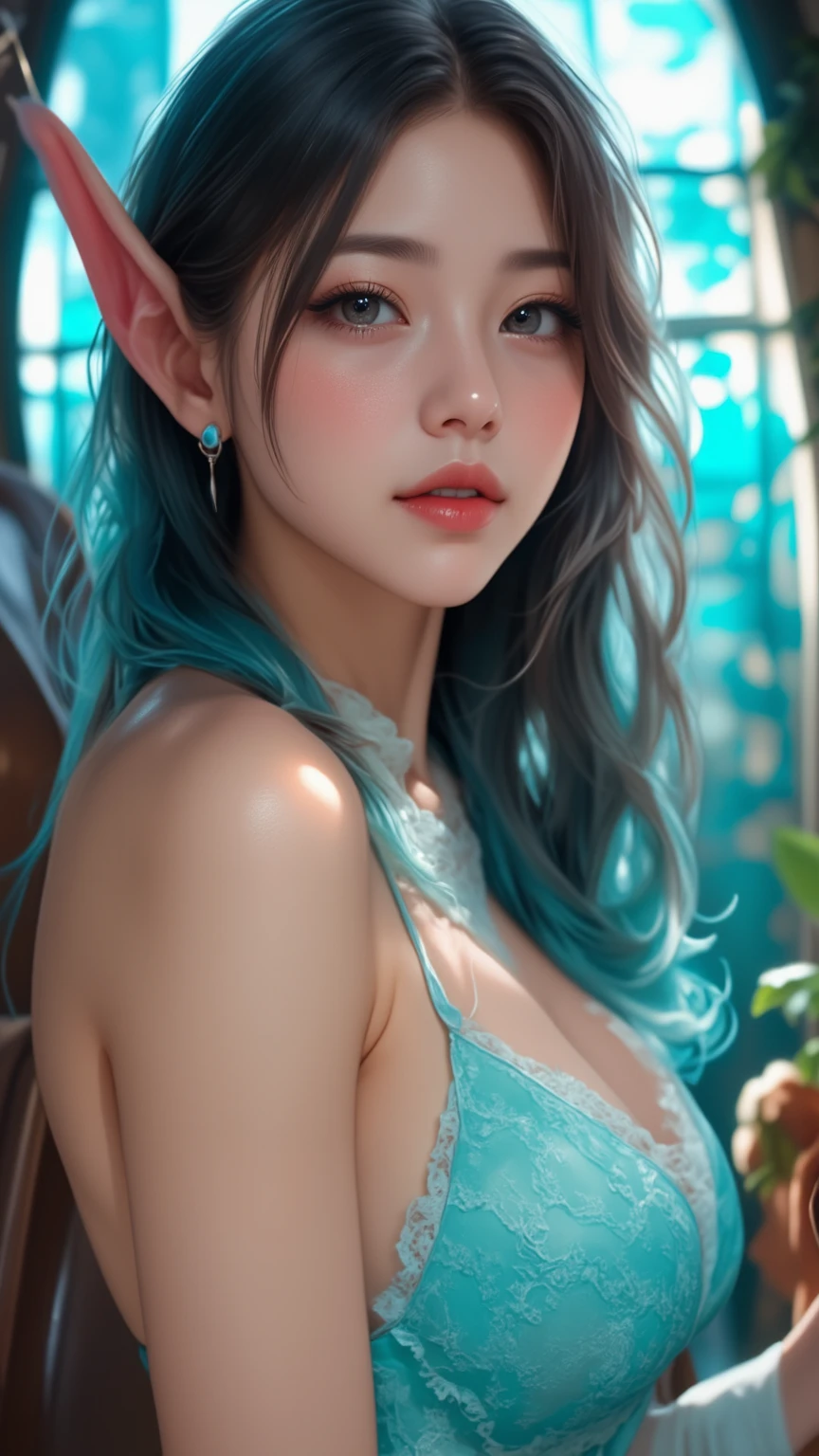 (ultra realisic), (Illustration), (Resolution Enhancement), (8K), (Extremely detailed), (Best Illustration), (beautiful-detailed eyes), (Best Quality), (The ultra-detailliert), (Masterpiece ), very wet hair, naked, green eyes, soaked, ( wall paper), (Detailed face),a blond, Wavy hair,(hi-top fade:1.3), (Smiling broadly, bright look), dark theme, soothing tones, muted colors, High contrast, (Natural skin texture, hyperrealism, Soft light, edgy),exposure blend, medium shot, Bokeh, (HDR:1.4), High contrast, (films, teal and orange:0.85), (muted colors, faded colors, soothing tones:1.3), Low saturation, (hyperdetailed:1.2), (black:0.4)