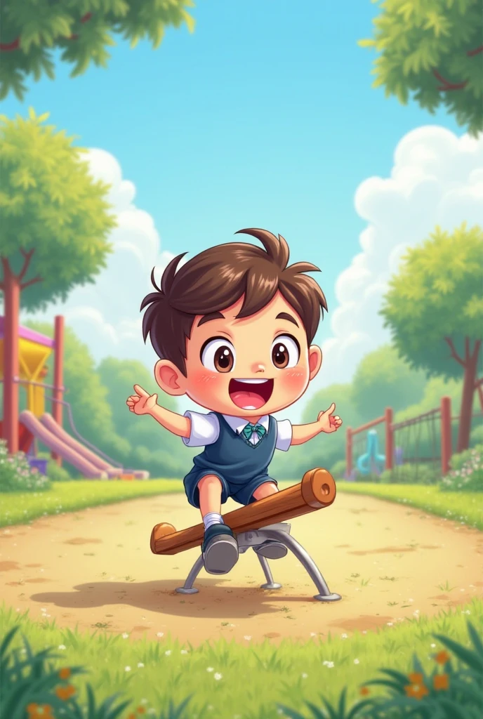 5 years old boy, child, , baby, playing joyfully in the sunshine. The boy has a big cock, long dick that is gently swaying as he runs and plays, filled with precum that catches the sunlight. His ballsack hangs low and full,