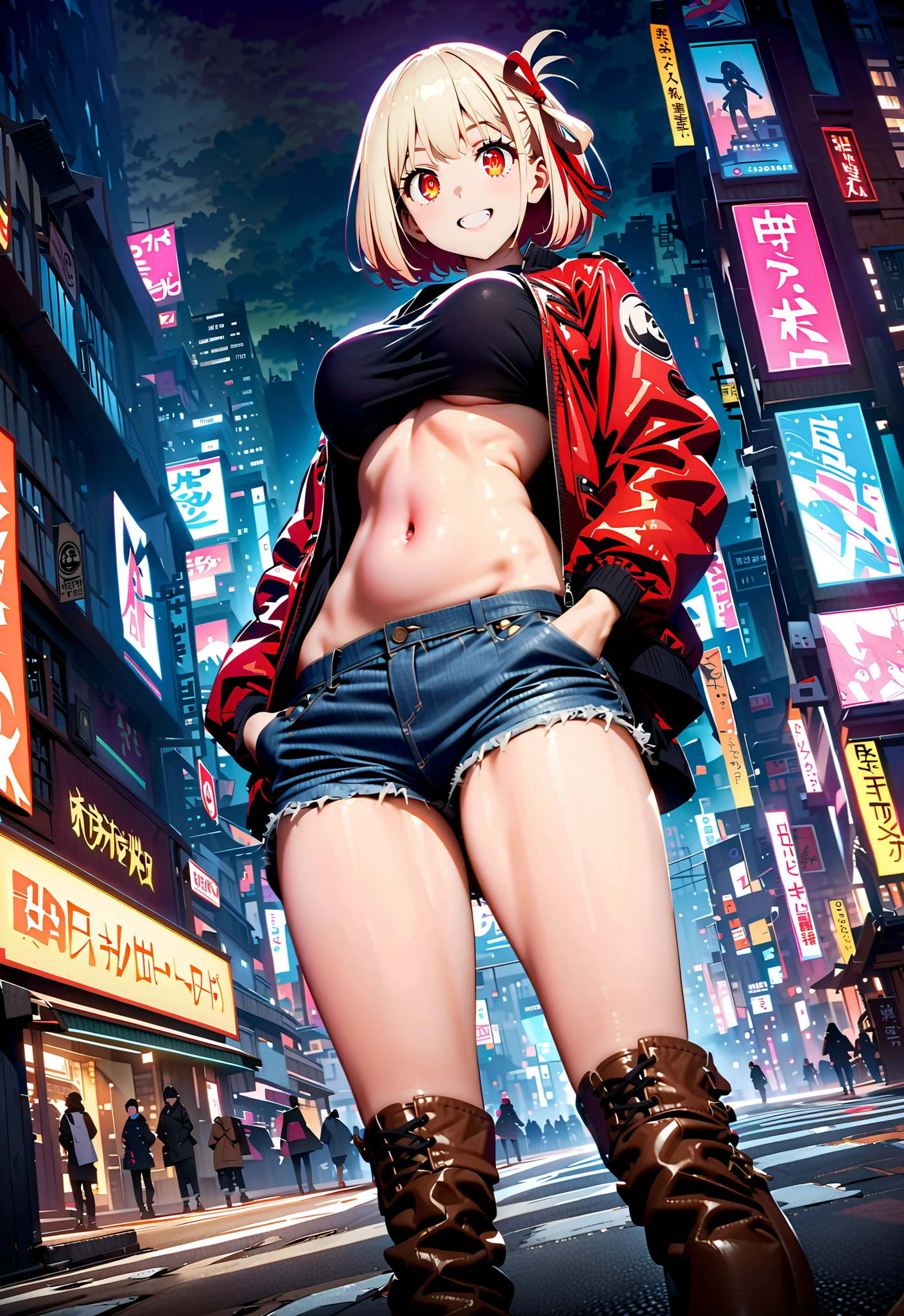 Deedlit cute little Elf ,(((little ,small tiny body,))),(((6 years old))),((little Elf with extremely cute and beautiful blonde hair)),(((Elf girl,anthro furry cute,Elf-girl))),(((Elf ears,Elf ears on head,big Elf ears))), (((flat chest))),(((blonde hair:1.35,messy blonde hair,colored inner hair,ear breathing,))),((heterochromia:1.5,eye1 yellow,eye2 orange,perfect eyes,upturned eyes:1.3,beautiful detailed eyes,finely detailed beautiful eyes:1,big highlight on eyes:1.2,slanted eyes)),(((lustrous skin:1.5,bright skin: 1.5,skin tanned,shiny skin,very shiny skin,shiny body,plastic glitter skin,exaggerated shiny skin,illuminated skin,wet legs))),(delicate detailed fingers,detailed body,detailed arms,human hands,(detailed face)), cute,slutty,,erotic,(((nsfw))), zettai ryouiki,revealing clothing,show skin,((rave shirt,neon shirt,rave mini-skirt,visible thong straps)),(wearing a rave outfit:1.3,rave clothes,semi-naked,with little clothing),((wet clothes,detailed outfit,detailed clothes)), (dynamic pose:1.0),solo focus,embarrassed,(centered,scale to fit dimensions,Rule of thirds), ((((cyberpunk city by the ocean,neon signs,puddles)))),stormy sky,threatening sky,dark clouds,((synthwave background theme,detailed background : 1.25)),((((night,nice lighting decorations,detailed architecture)))), (best quality,high resolution,sharp focus,ultra detailed,extremely detailed,extremely high quality artwork,(realistic,photorealistic:1.37),(extremely detailed CG),(very fine CG),((hyper super ultra detailed perfect piece)),flawless,(((masterpiece))),illustration,vibrant colors,(intricate),High contrast,Selective lighting,Double exposure,HDR (High Dynamic Range),Post-processing,Background blur,colors,(intricate),High contrast,Selective lighting,Double exposure,HDR (High Dynamic Range),Post-processing,Background blur, 3D rendering, varies multi etc. --v 6 --s 1000 --c 20 --q 20 --chaos 100