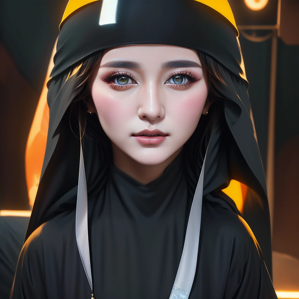 Hijab girl squeezing boobs in class || cute-fine-face, pretty face, realistic shaded Perfect face, fine details. Anime. realistic shaded lighting poster by Ilya Kuvshinov katsuhiro otomo ghost-in-the-shell, magali villeneuve, artgerm, Jeremy Lipkin and Michael Garmash and Rob Rey Ilya Kuvshinov