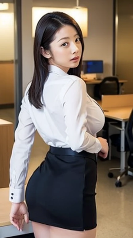 8k, RAW Photos, Highest quality, masterpiece, High resolution:1.2, Highly detailed RAW color photos, Professional photos, (Realistic, photoRealistic:1.2),The most beautiful Japanese female secretary in the world１name、25 year old Japanese female secretary、 (Highly detailed skin:1.1), 超High resolution, Exquisitely drawn eyes,(On all fours),Front view,Looking at the audience,Shortness of breath face、Looking into the camera、Highly detailed face、Beautiful eyes、double eyelid、Kamimei、(Glowing Skin)、(Sunburned skin)、(Realistic Skin)、Close your eyes and breathe, Ace scream, scream、Ecstatic face、The most beautiful Japanese woman in the world、25-year-old female secretary、 ((Face sighing with eyes closed:1.2)), Open your lips slightly、(Fine skin:1.2),(Shiny skin:1.1),8k,Highest quality, Tabletop, 超High resolution,(Realistic:1.4), RAW Photos,(Soft saturation:1.3),(Fair skin:1.2),Female 1name, Compensate,(lipstick:1.1),(eyeliner:1.1),mascara, eye shadow, Glamour, (Big Breasts:1.4),
日本人Female 1name, (A light smile), 24-years-old, (Office Lady Suits), Big Breasts,Exposed breasts、big, beautiful, Saggy breasts、Cleavage, thin, Straight hair, Long Hair, Black Hair, black eye, (thigh:1.2), (pantyhose:1.2), (Spread your legs, Browsing Caution:1.3), (Detailed Background:1.2), (At the company office:1.5)