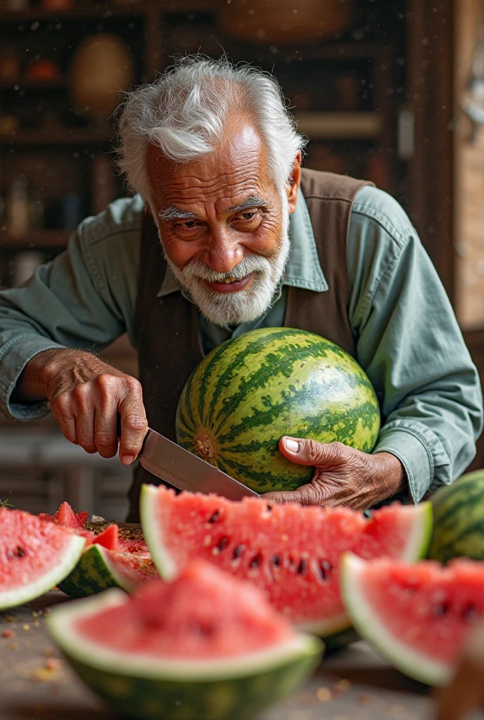 Dada ji watermelon ki kam kar ta hai dada ji ki halat bhahati acha hai ...