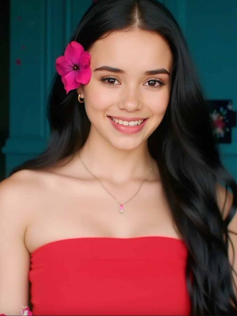 Photo oF a 17 year-old American girl, .CRUDO, beautiFul woman  , cabello color purpura , pelo color purpura  ((retrato)), ((Cara detallada:1.2)), ((Detailed Facial Features)), (Piel Finamente detallada), pale skin , ojos color.azul , 、un sexy(color fresco), wet, wet, ReFlectoreasutepiece) (proporciones perFectaotos realistas)(La mejor calidad) (Detallado) FotograFiado con una EOS R5 de Canon, lente de 50 mm, F/2.8, NFFSW, (8K) (papel tapiz) (cinematic lighting) (dramatic lighting) (sharp Focus) (Enrevesado) senos grandes , pechos grandes , cuerpo completo , hermoso cuerpo de adolesente , posando sexy  , posando de Frente para la camara ,lindo maquillaje , gran sonrisa , labios rojos. Mlp  , Rarity  , outfit  