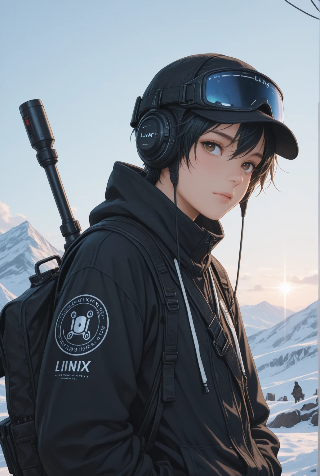 masterpiece, best quality, good quality, linux tyan,