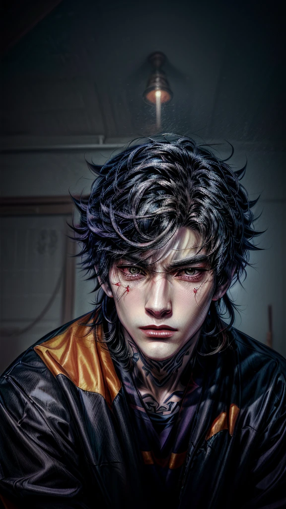 score_9, score_8_up, score_7_up, Realistic ,Handsome Aomine Daiki ,Hateful eyes