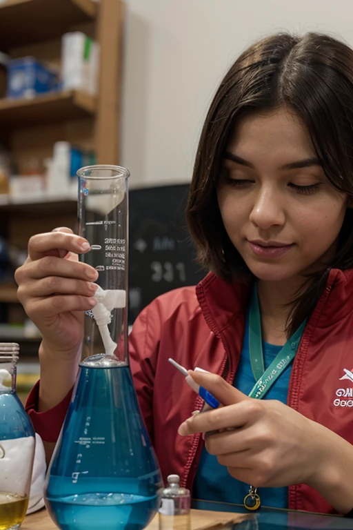 Create a realistick image for the blog with a title - Why is excelling in Math a Boon for Students of Science in the Higher Classes?