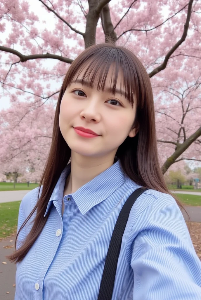 masterpiece,best quality, 1girl,solo,haru urara,overalls,overall shorts,flower-shaped pupils,loli,pink shirt,holding ice cream,(horse tail:0.6),smile,open mouth,cloudy,