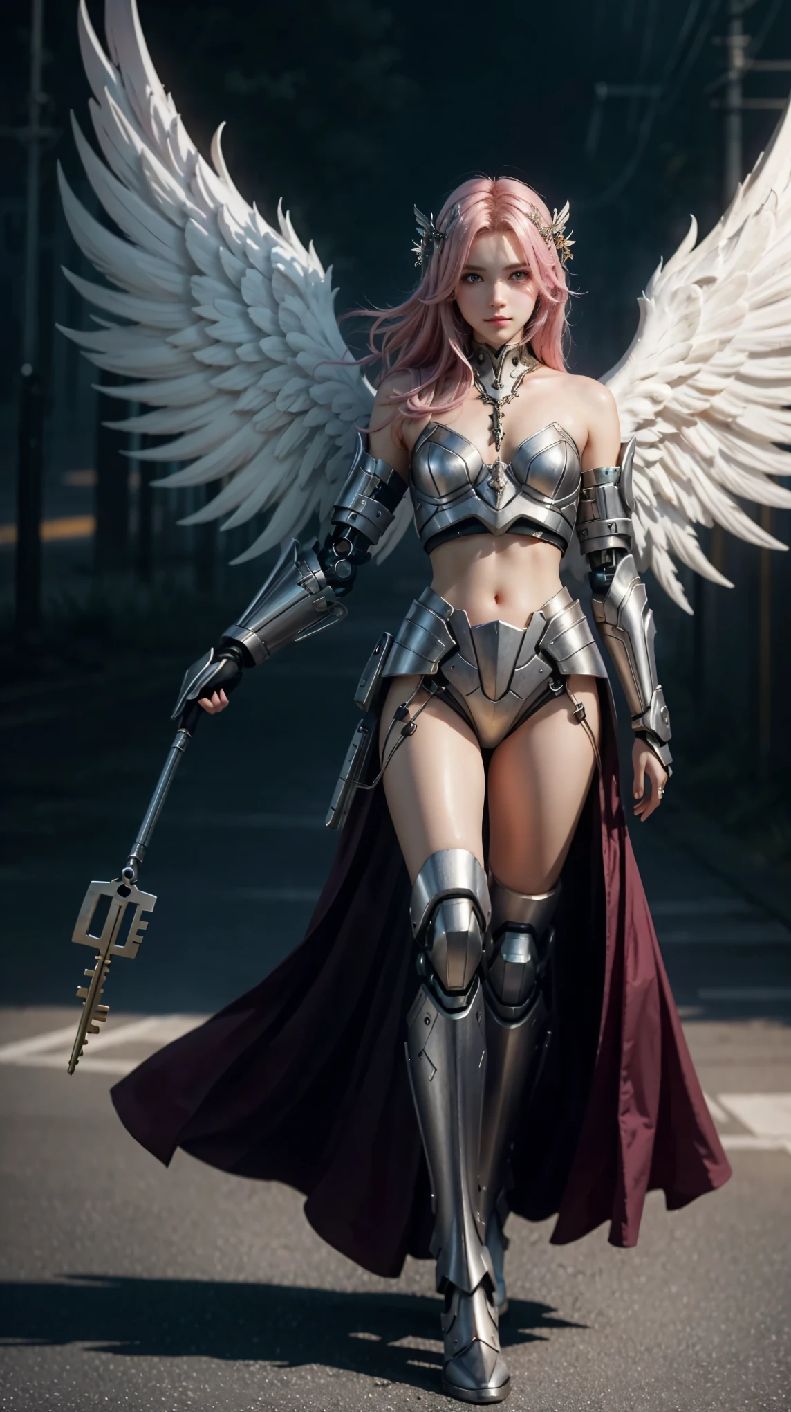a close up of a woman with a skull on her shoulder, Anjo majestoso de full body, angel knight girl,  angel in silver armor , tall female angel,  pretty angel girl cyborg , beautiful cleric,  female key art by Cushart Krenz , Serafim,  Shadowverse character concept , Deusa.  with very high detail , ( (  Conceptual Character Art  ) ), Araffe's angel with golden wings walking on a street, Anjo majestoso de full body, super wide angel, angel wide shot, anjo largo, epic angel wings, body shot of cinematic Deusa,   Epic angle and pose  , angelic wings, espesso, Quente, to share, Anjo bonito girl, Anjo bonito,  distant shot of tall angel ,  giant and impressive photo of the goddess,  there is a woman with pink hair , looking at the camera, Guweiz&#39; s Unstylized Works of Art , ! artegerm dream, lois van baarle e rossdraws,  realistic art style , modelo ig | artegerm, Sem style Ross Tran,  inspired by Ross Tran , artegerm style, artegerm e atey ghailan, gold-plated giraffe in front of a building, Angelic Golden Armor , unreal motor render  Knights of the Zodiac, golden goddess athena,  like a mystical valkyrie , ornate cosplay, greek goddess athena, usando golden armor, 3d goddess minerva,  Knights of the Zodiac, - Moon jewelry on forehead, angry expression,  sad expression , Sailor Moon, golden armor,  ([long hair]:1.8), (full body:1.8), (standing full body image:1.8), (upper body:0.3),retrato, ,  Middle Ages , Classicismo, andrey atroshenko style, Similar to Andrey Atroshenko's , realista, detailed symmetrical eyes,  detailed and dazzling face , figurativo, , oil on canvas, HDR, 8k, original character, high resolution body, high detail, foco facial, retrato, ,  Middle Ages , Classicismo, style, Similar to Andrey Atroshenko's , traditional media, realista, detailed symmetrical eyes,  detailed and dazzling face , figurativo,  (full body:1.8), (upper body:0.3), (hyper realistic:1.4), Belle, PERSEPHONE 