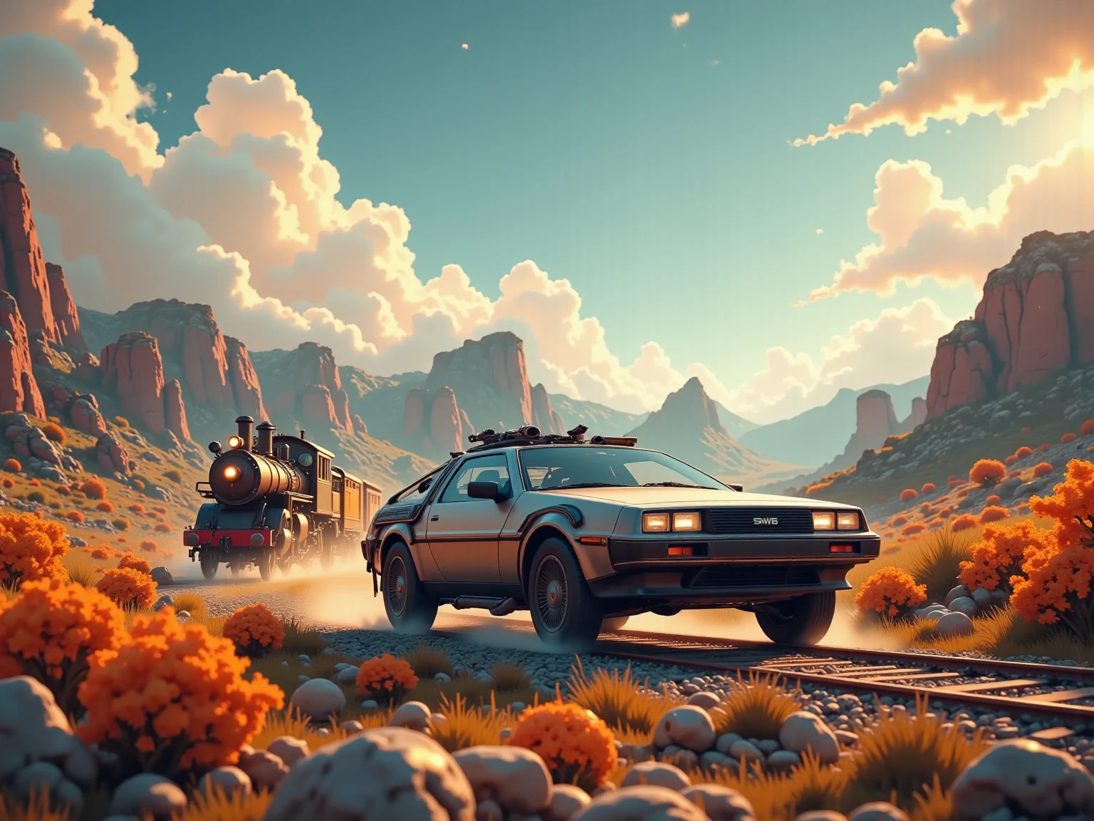 
(((article, "Thank you for 9K favorite ", Add text"Thank you 9K favorite", title logo font))) ,(Back to the Future,デロリアンが高速走行,時計塔