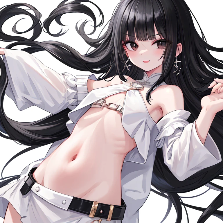 best quality, amazing quality, very aesthetic, absurdres, 1girl, rio (blue archive), blue archive, red eyes, black hair, strapless, (artist official art:1.5), (realistic face), (narrowed eyes), (cowboy shot), (art:1.5), panties, (thigh), expressive eyes, perfect face, 4k, extremely detailed anime illustration, extremely detailed eyes, enhanced details, perfect anatomy, light rays, photo background, extremely delicate body, smooth skin, feminine expression, (black background:1.5), cristal clear eyes, beautiful face, big breasts