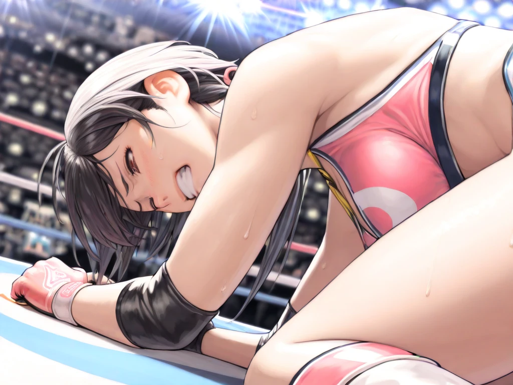 gesugaoをしながらtitfuckをするsasaki kanna, Yellow Tank Top, underboob, Sweat, Black hair twin tails, Guess face, smile, crazy Smile, 勝ち誇ったsmile, Her body is like that of a slender elementary school student, but her breasts are large., Sasaki Kanna squeezes a viewer&#39;s big dick between her breasts, Dim torture chamber, prison, 狂気じみたsmile, 凄まじいsmile, stick out your tongue and tease, pupils are small, Grab both breasts with both hands