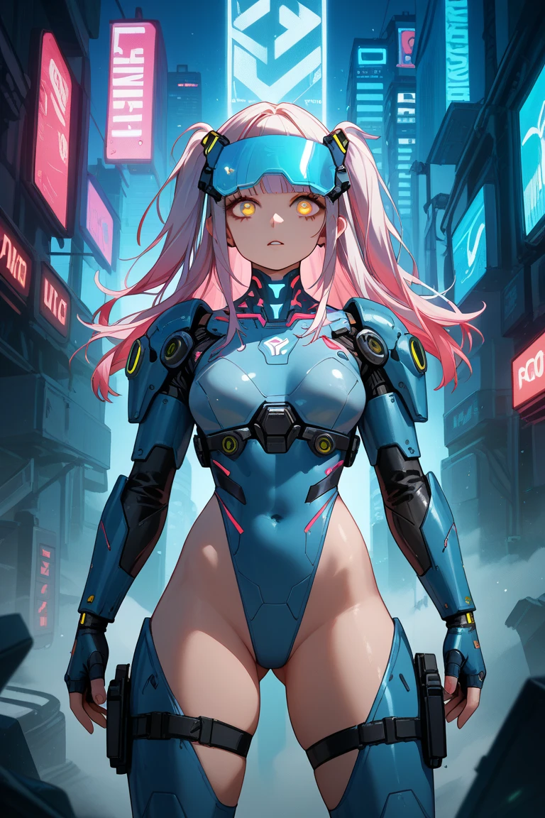 (Raw photo, Best Quality, masutepiece:1.2), (Realistic, Photorealsitic:1.4),(masutepiece:1.4),(Best Quality:1.4), ((Sexy and cute Japan cyberpunk cat girl)), ((Slender body)), Big breasts, :D, (Bangs), blush, ((Wearing a colorful catsuit)), ((Wearing combat armor)), ((Dynamic Pose)), (Cowboy Shot), (((Cyberpunk street background))), Hair intake, ((shapeless long hair)), Glowing neon accents, Looking at Viewer, side locks, Smile, (((Thigh gap))), thighs thighs thighs thighs, Twin-tailed, Very long hair, Multicolor Hair, Alice \(nikke\),(Shiny skin),Realistic、(a miniskirt、upturned ass、light skinned、kawaii、Embarrassing、Super beauty、Upturned、Get on all fours with your big butt sticking out towards the viewer、While staring at the viewer)