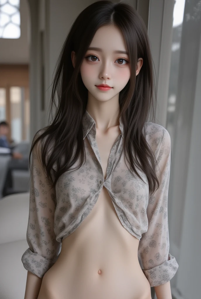 8K, RAW Photos, Fujifilm, ((Highest quality)),((masterpiece)),(detailed),((in the Bakery)),((one girl)),長い髪と白いトップを持つアラフェアジア人woman, (no panties),美しい韓国人woman, 美しい若い韓国人woman, Young and adorable Korean face, ゴージャスな若い韓国人woman, Korean Girls, Girl cute beautiful face, 韓国のwomanアイドルの肖像, Young and pretty Asian face, Cute natural anime face,Asian pretty face,((glistening eyes)),((glistening eyes )),((large eyes)), pretty eyes)),((nipple)),(detailed),(beautiful skin),Perfect Face,((One girl)), ((clear eyes)),(scrawny:weight1.0〜2.0)iris, Elevation, space, (Natural Light), Dramatic lighting, Chiaroscuro, Emotional depth,woman,((nude)),((show off nipple)), ((flat chest:1.4)),naked,slender, (a short bob),(well-groomed hair),delicate,Small breasts,((Small breasts)),the body is slender,Beauty,Beauty,4K quality,Young face,Big eyes,Brown eyes,Perfect Face, 17years old,breasts are very small,Model Body Type,Cute Face,Pink nipples,Symmetrical eyes,Glowing eyes,Natural smile,((Always show your boobs)),((Gaunt)),beautiful,((a short bob)), ((half body)),( topless models hoot style),((intricate choker necklace)), (embarrassed blush:1.3),,(steam:0.8),(wet:0.8),(sweat:0.8),(trembling:1.3),(parted lips:1.4),(harf open eyes:1.6),(feeling weak:1.5), (lips),(intricate earrings),((nipple)),((woman posing for a photo)),Photo from the waist up, Fine-boned face, lipstick red,((long skirt)),((nipple))