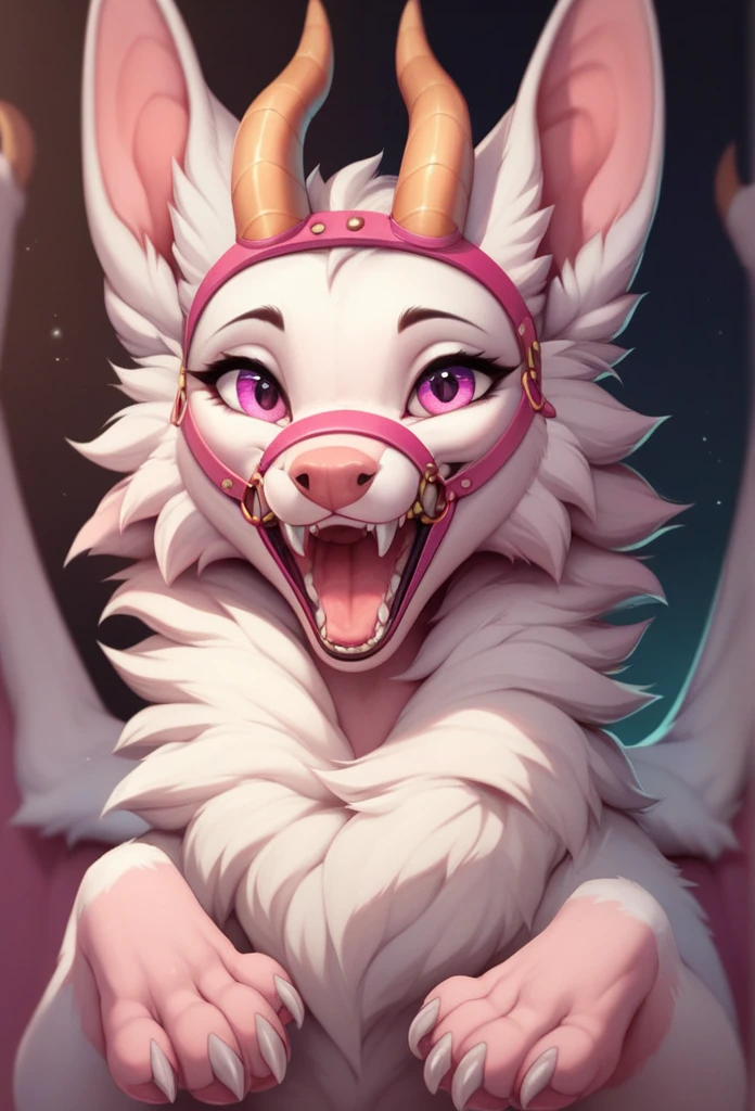 beautiful and detailed portrait of an anthropomorphic vixen ((female))), Kimiko Five-Tails, anthro, female, fox, high definition, good anatomy, simple background, highly detailed face, speech bubble, heart, hearts, night, moody lighting, full body, sexy body, slanky body, sexy face, nice, hot, cute, NSFW, tits, on knees, looking at viewer, half-closed eyes, smile, blushing, bodily fluids, oral sex, blowjob, human penis, penis in mouth, cum in mouth, deepthroating penis, first person view, giving oral sex to viewer, submissive, embarrassed