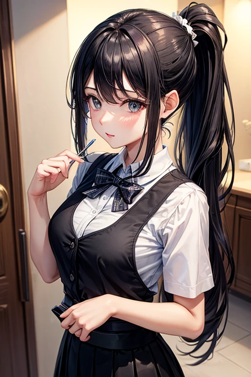 Professional crop top, suit