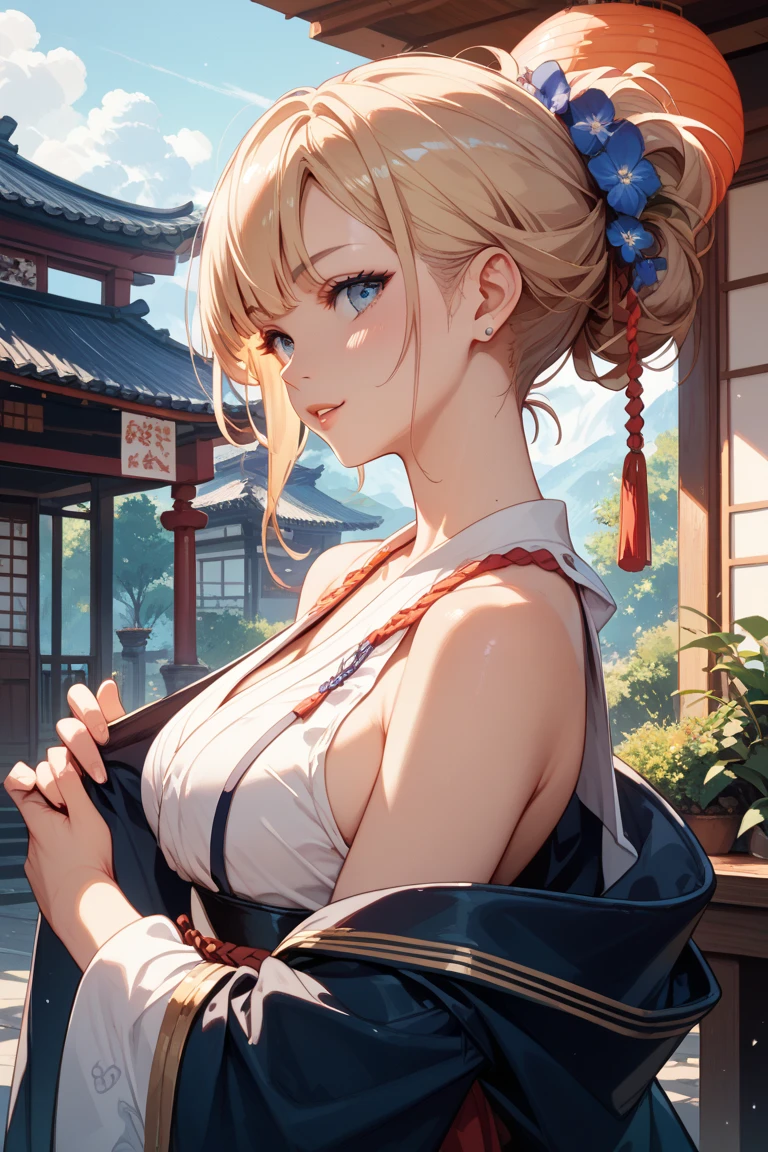 anime girl with a peace sign in front of a cherry tree, ayaka genshin impact, ayaka game genshin impact, best anime 4k konachan wallpaper, cute anime waifu in a nice dress, anime style 4 k, from the azur lane videogame, splash art anime loli, anime waifu, shikamimi, kawacy