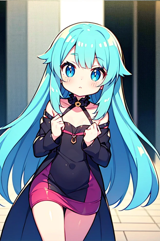 NSFW,masterpiece,Highest quality,High resolution,Very detailed,white\(no game No life\),Long Hair,Multicolored Hair,Hair between the eyes,Gradient Hair,Yellow Eyes,Flat Chest,(Gothic Lolita),(kimono),kimono,band,Bare shoulders,mini skirt,(transformation),blush,Different world,Brothel,reception