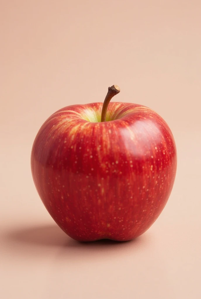 stock photo of a apple in a all white background, realistic, nice detail