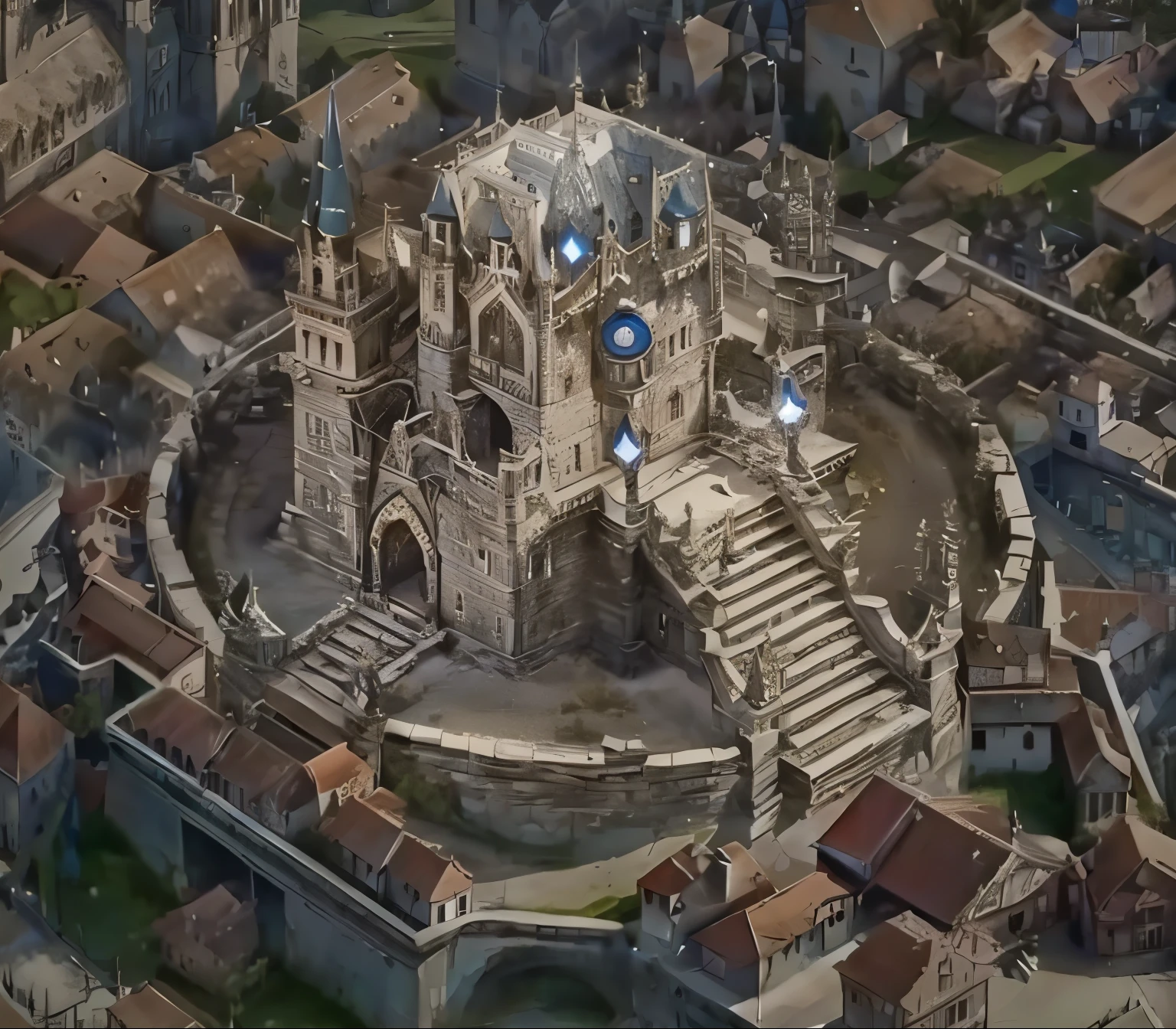  European Castle ，Weird，Simple，of the castle，HD，4K，8K