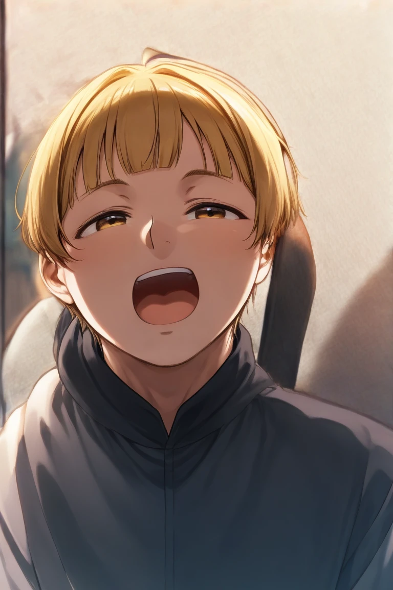score_9,score_8_up,score_7_up,rating: general,1girl,solo, pov, fellatio, blowjob, cum, ahegao, tongue, vampire, hellsing, blonde hair, huge cock, dark skinned male, fellating, ((deepthroat)), ((blowjob))