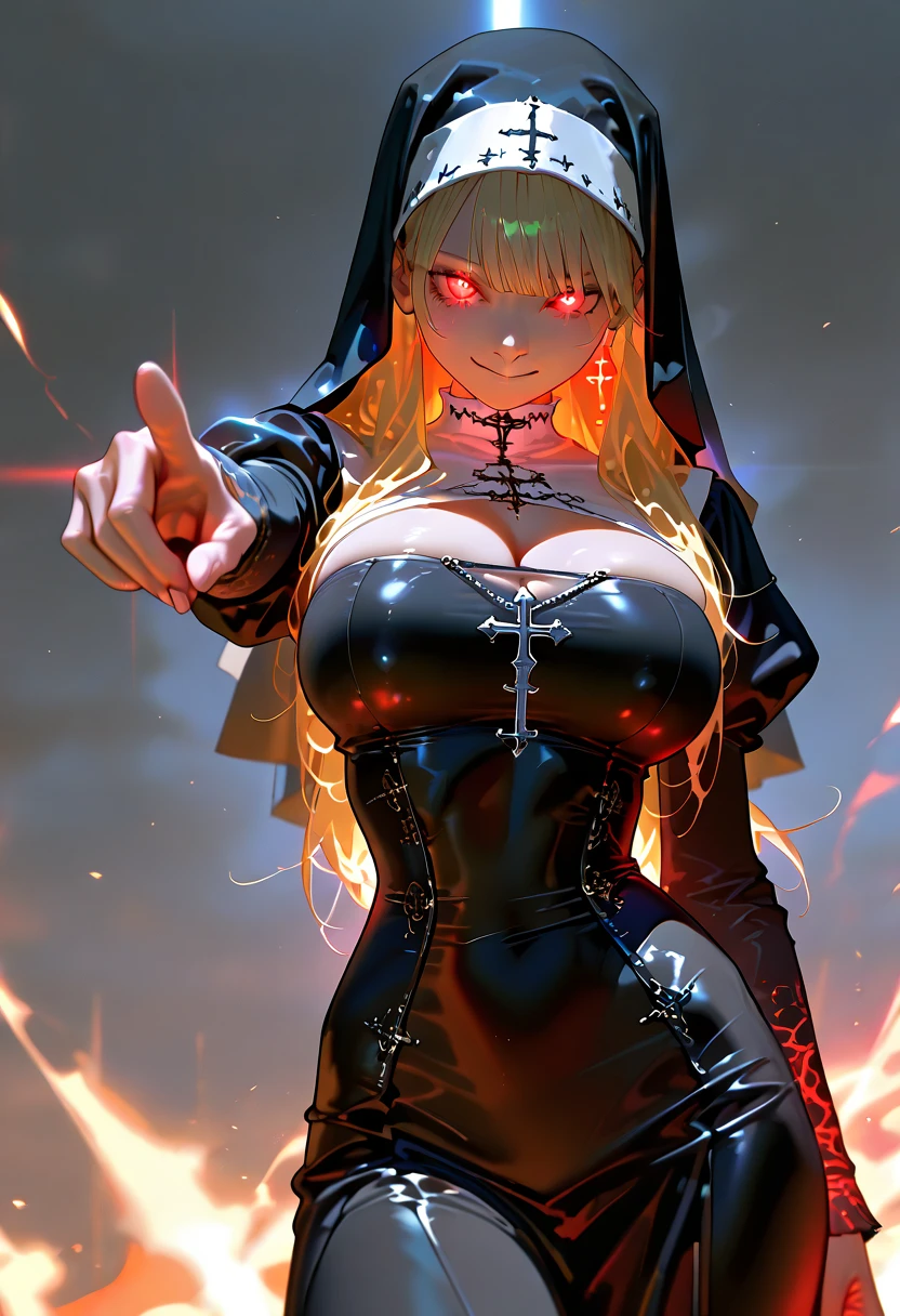 Best quality, 1 zombie girl, (huge breasts:1.1)