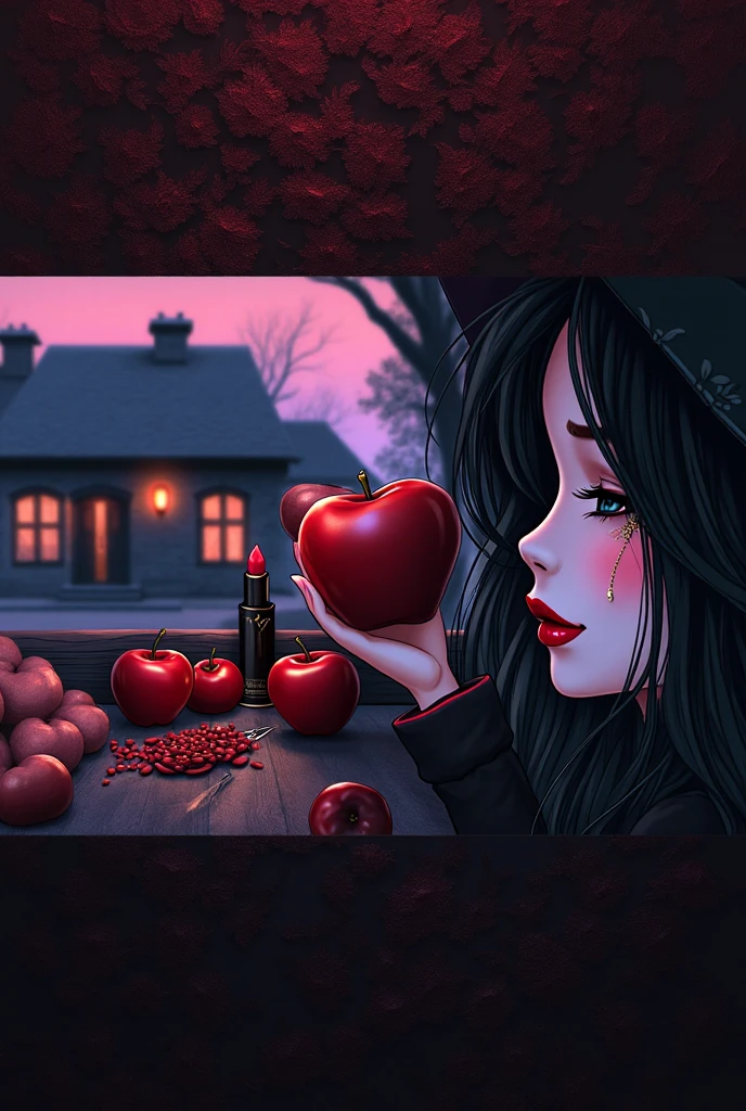 a portrait of a female vampire eating a (bloody donut: 1.3), an exotic exquisite beautiful female vampire, dynamic hair color, wavy hair, dynamic eyes color, (glowing  eyes: 1.1), intense eyes, wearing glamour silk dress, intricate detailed dress, dynamic color dress, dynamic style dress, (eating  a large donut soaked with blood: 1.3), blood dripping from the donut, (cherries: 1.1), (whipped cream: 1.1), dark fantasy pastry shop background,  vibrant, Ultra-high resolution, High Contrast, (masterpiece:1.5), highest quality, Best aesthetics), best details, best quality, highres, 16k, [ultra detailed], masterpiece, best quality, (extremely detailed) RAW, (ultra details, Masterpiece, best quality),   Dark Art Painting Style, Intense gaze, blood, Cinematic Hollywood Film
