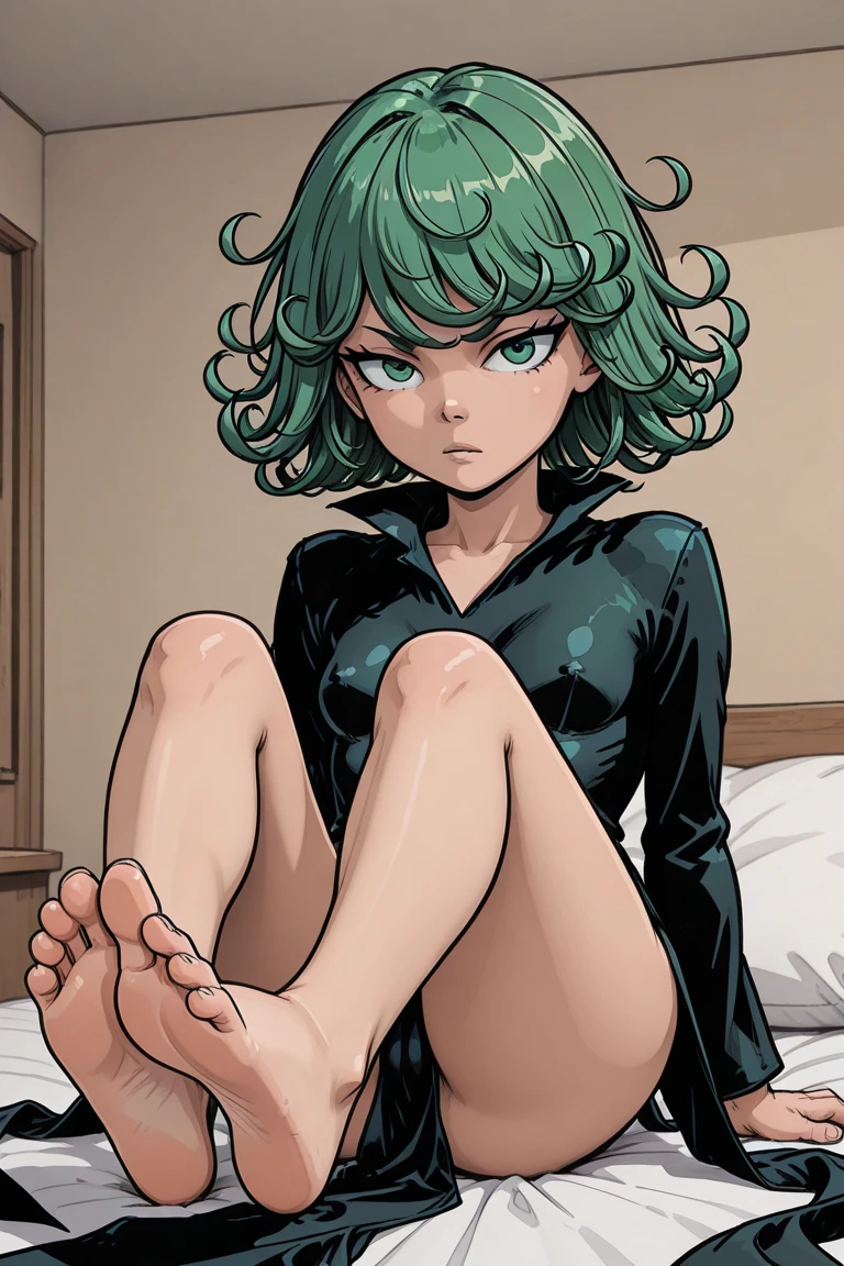 ((highest quality)), ((masterpiece)), (be familiar with), Perfect Face, indoor, Bedroom, Watching the audience,
One woman, Tatsumaki,
Open Mouth, Ecstatic expression, blush, smile,
Small breasts, Flat Chest, Young Girl, , , Girl,
Short Hair, short hair,
Fully nude, Nipples exposed, Sex with a man with a big dick, 膣内ejaculation, Semen is taken, Insert a into your, Sex in missionary position, , Leg spread,