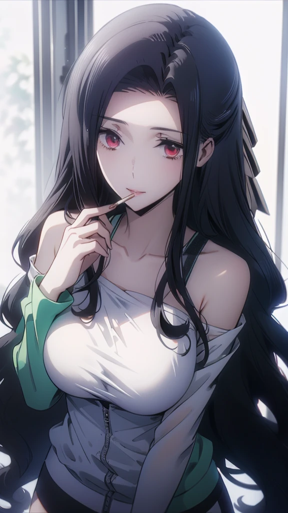 corpse, sinister, female, thin, pale, looking at the camera, ultra realistic, fully detailed, cemetery environment, bright eyes, white dress torn and stained with blood, bones exposed, putrid wounds, sensual, terrifying , angry , bruised by the body, medium breasts , exposed fracture in the collarbone , super detailed, white eyes,gun shots in the body, black hair, Nezuko Kamado, Kimono open , bra , pantie , revelating clothes sexy , night .