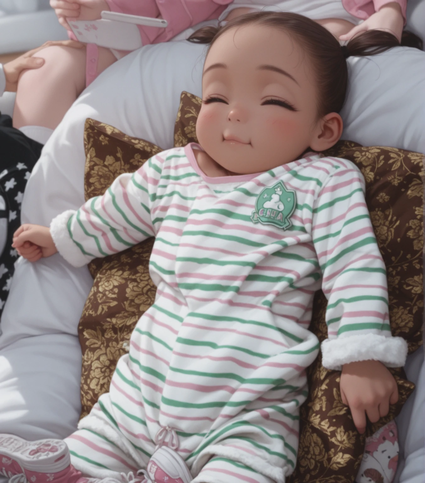 Jessie cute miniature (Toy Story), detailed, cbzbb style, trend in arstation, digital art, beautiful and cute baby