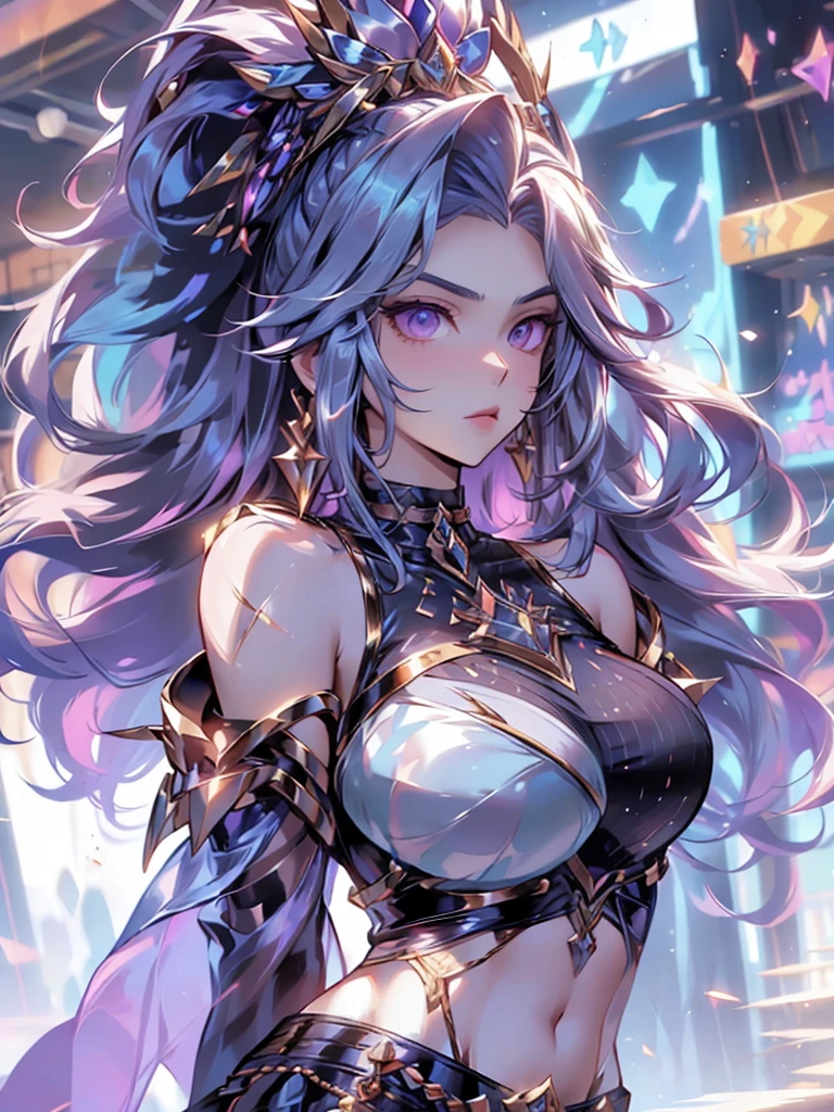 最high quality、best image quality、masterpiece、teenage girl((18-year-old、 By becoming、vest bust、medium bust,wide open breast tea、black eye, light blue hair、Red mesh、long hair、thin,highest valley、white vintage suit(2:3)、Glowing red wings,leaning forward)),high quality、beautiful art、background((outer space))debris flies、Depth of written boundary、movie、visual art、perfect art、8K,genuine