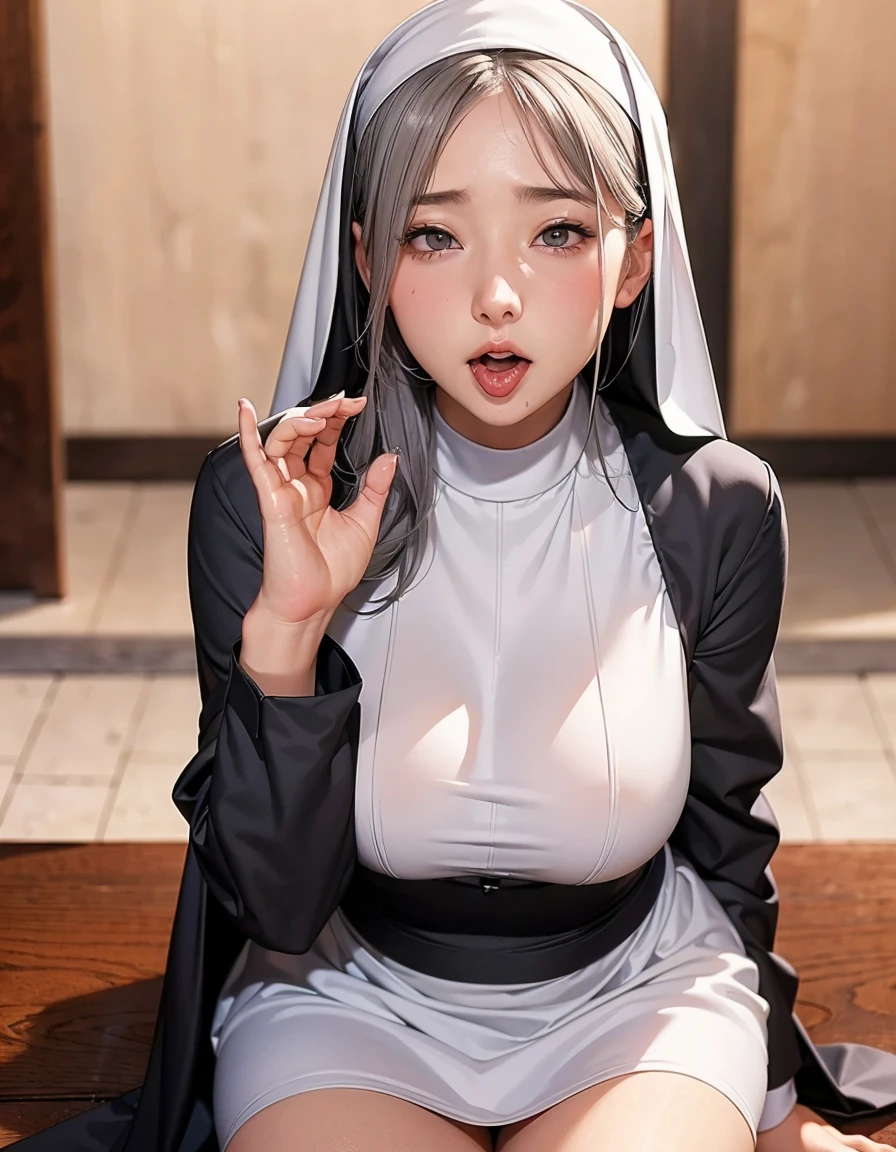 nsfw, Masterpiece、Highest quality、Three different types of women、Sexy female succubi、She looks like a 14-year-old with an innocent and cute face.、Very attractive、Short、Naked with a black cloak、Super huge beautiful breasts、Pink nipples、Perfect Style、Group sexual advances、Wicked Smile、Exaggerated invitations、bed
