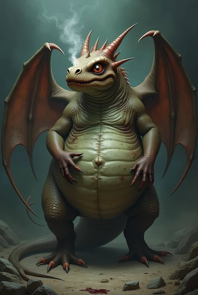 The dragon became fatter and fatter, and its facial features became fatter and bigger, and the dragon used various magic to become fatter.!!!!
