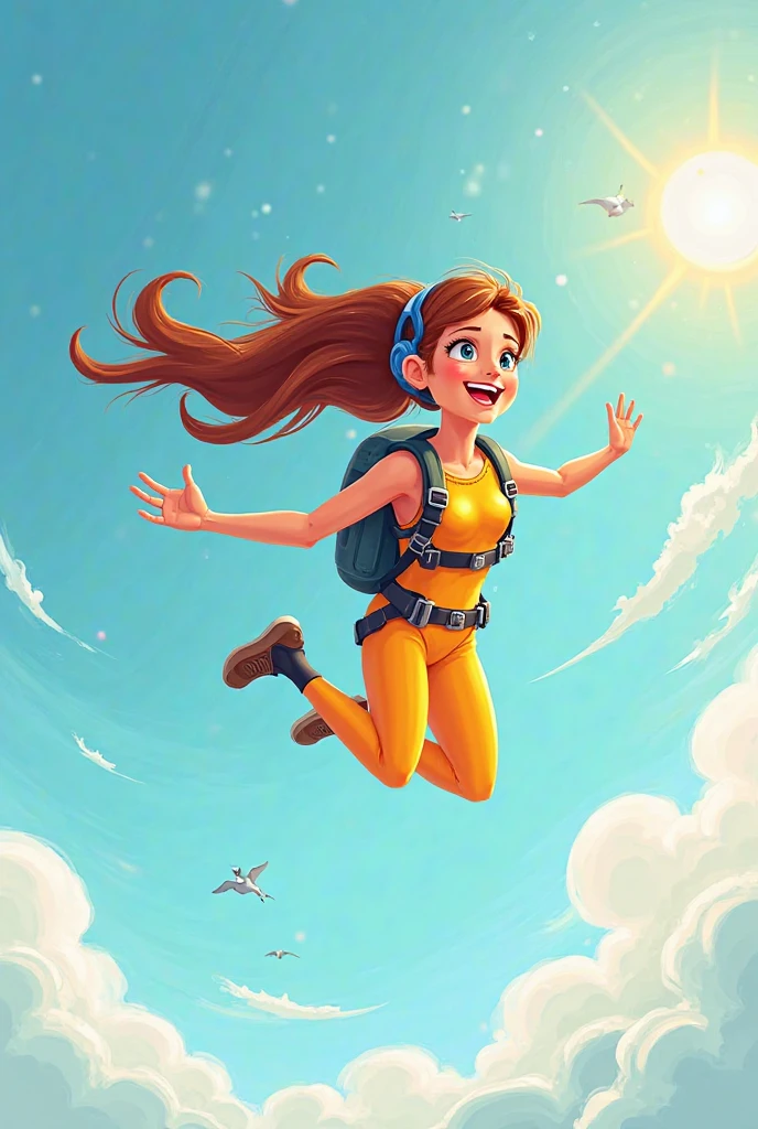 (One poster), Youth Day, superb, super detailed, illustration, youth, happy expression, roaming the world of science fiction, wide-angle shot, overhead shot, distance, (away from the camera), full body, fantasy city, sense of technology