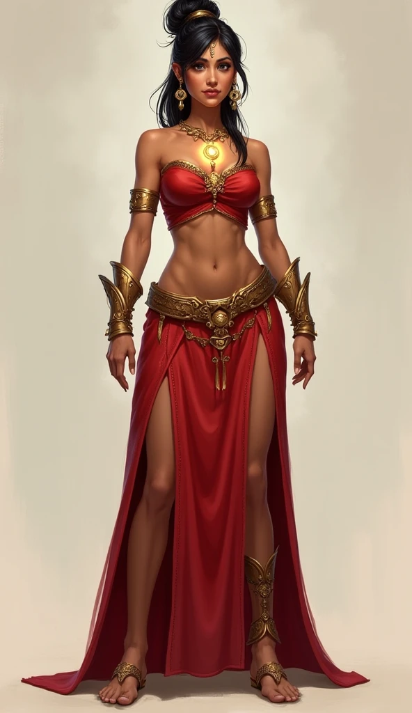 (extremely detailed CG unity 8k wallpaper), ((((full body angle)))), looking at viewer, (thin waist), (large hips), skind, 1 gorgeous woman doing a combat pose to the viewer, (skind face), (a red and white warrior of the east armor), (armor carved with ruby and diamond stones), ((combat pose)), big tits, (zoomed out), in frame, Intricate, centered, (contrast), Hight detailed armor, Hight detailed hands, Hight detailed face, most beautiful artwork in the world, africa street, sunny day, sun, radiant light, light, professional majestic oil painting by Ed Blinkey, Atey Ghailan, Studio Ghibli, by Jeremy Mann, Greg Manchess, Antonio Moro, trending on ArtStation, trending on CGSociety, Intricate, High Detail, dramatic, photorealistic painting art by midjourney and greg rutkowski,