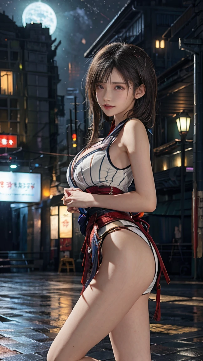 (msterpiece:1.3), (8k, RAW photo, best quality: 1.4), beautiful face, beautiful hairstyle, beautiful detailed eyes, beautiful skin, absurdres, attractive, ultra high res, highly detailed,NSFW, 1 girl in abandoned underground room, big breast,facial close up,necklace,arms behind back,evil smile,show vagina,bdsm,knife,vaginal object insertion,light long hair, ultra detailed skin,Heavy makeup, flower hairpin, naked,colorful patterned JK, dirty ground,lying on a rock,exposed pussy,stockings,Extreme vaginal dilation,bondage,dirty rock,sexy Tattoo on uterus,
