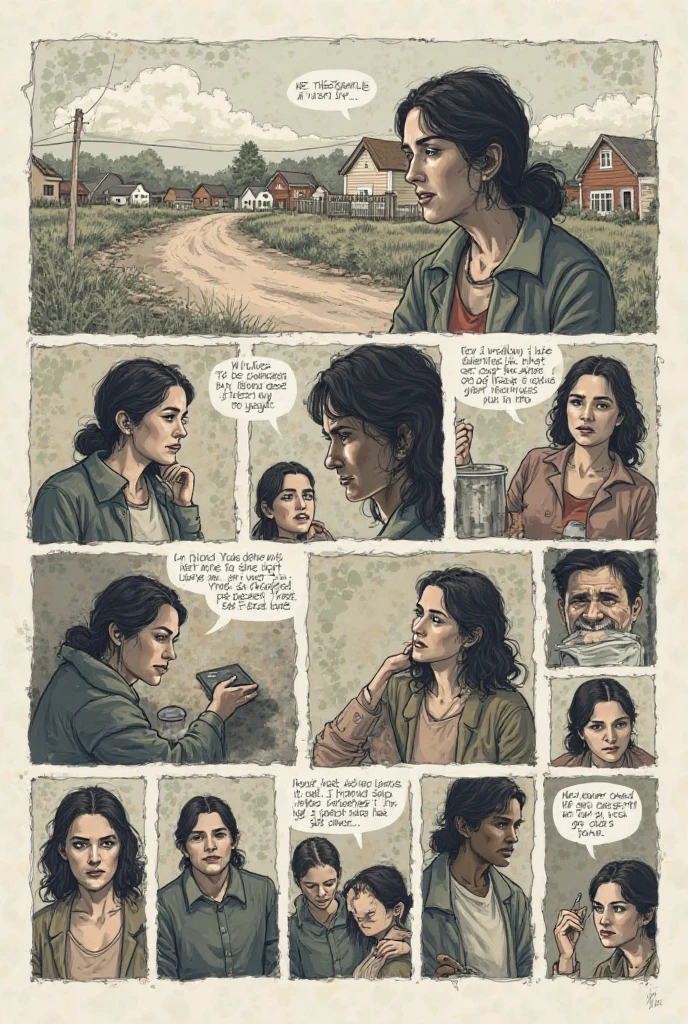 Graphic novel storyboard exploring themes of identity and self-discovery. 
intricate details.
masterpiece, award winning artwork)
many details, extreme detailed, full of details,
Wide range of colors, high Dynamic
 <lora:add-detail-xl:1>
 <lora:WildcardX-XL-Detail-Enhancer:0.7>