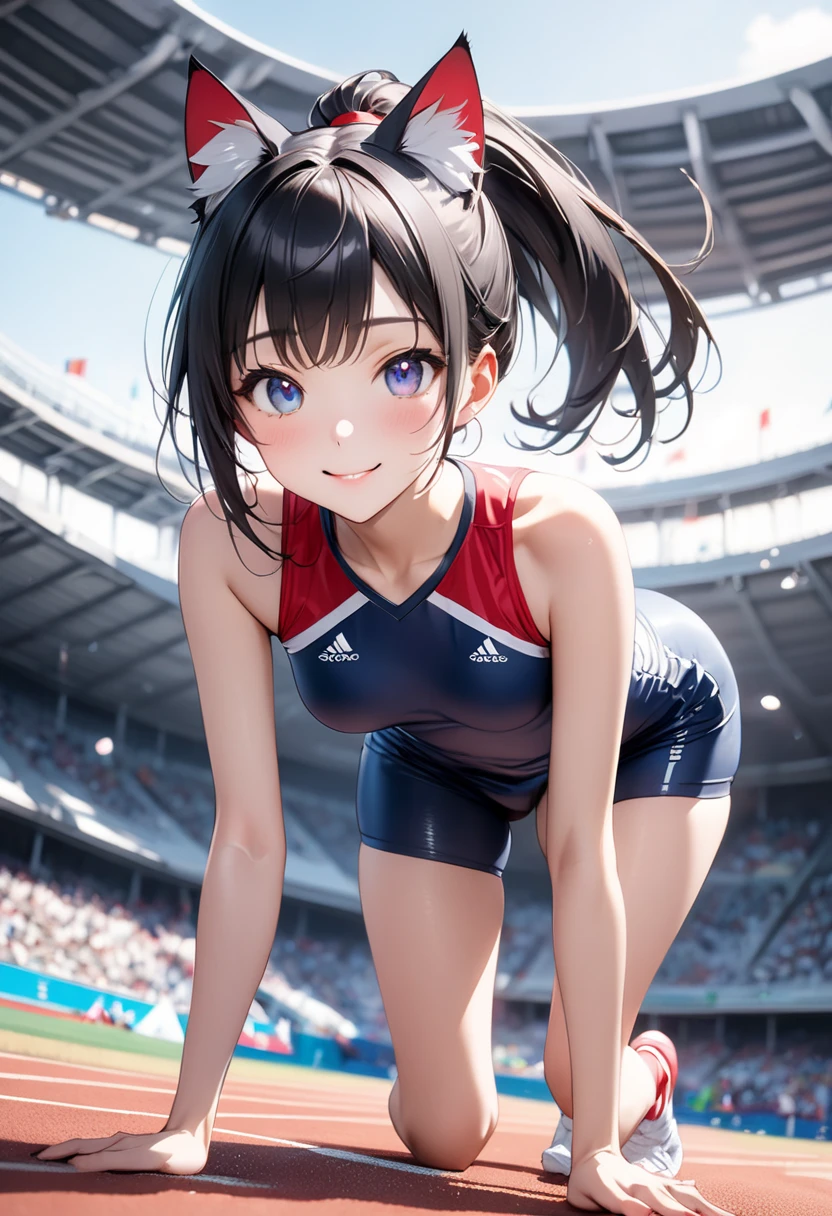 Highest quality、masterpiece、High sensitivity、High resolution、Detailed Description、Slender women、Paris Olympics、Gymnastics、Average、