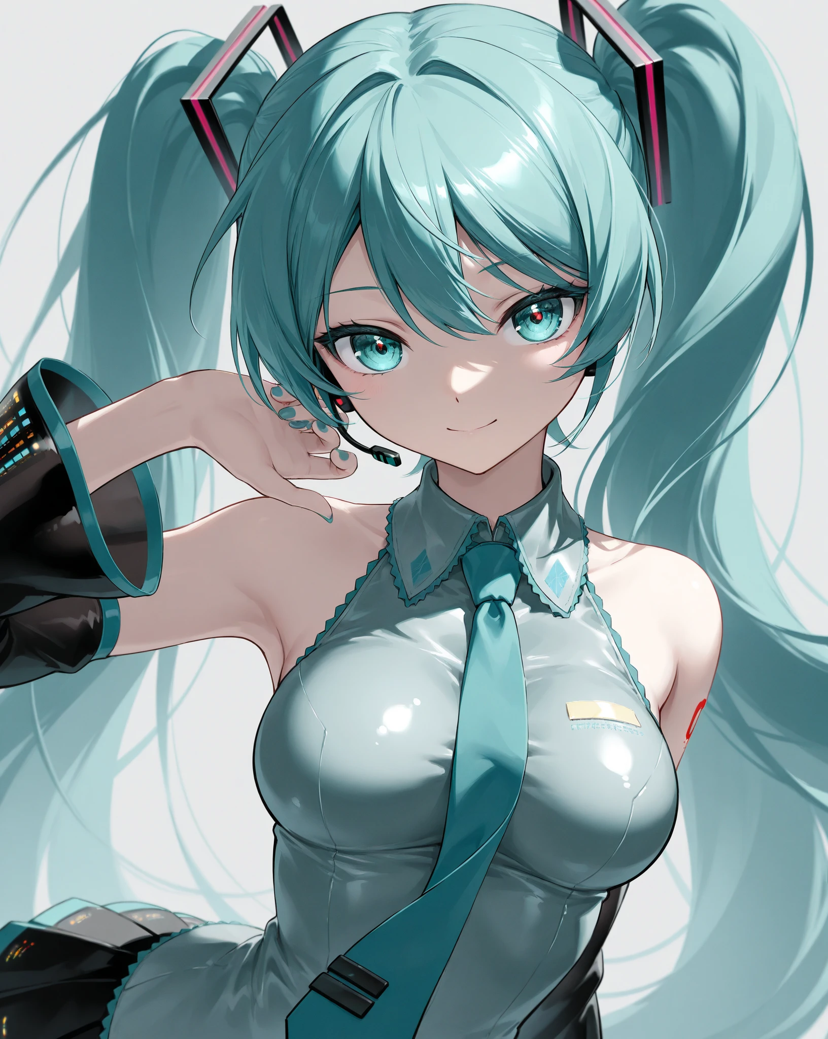 hatsune miku, rabbit costume