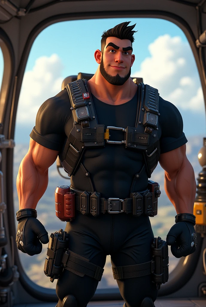 (biosoldier), (one male), (looking at viewer).
Very detailed manly face, heroic, detailed realistic open eyes, (muscular:1.5), (big muscles), (massive pecs), (hairy pecs), narrow waist and hips, (slight smile).
Exposed shoulders, big (bulgerk-soft:1.0).
in a Asteroid Mine, Space Mining, Zero Gravity, Industrial Machinery, Precious Minerals.
Realistic, photoreal, high definition, high contrast, high saturation, highly detailed, high quality, masterpiece, rim lighting, backlit, volumetric light, vibrant colors.
 <lora:Bioengineered_Soldiers:1>
 <lora:snowlight:1>