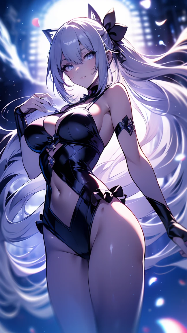 bobbed hair、special effects evil female executive、evil female executive、full body figure、Character Design、big rings on both arms