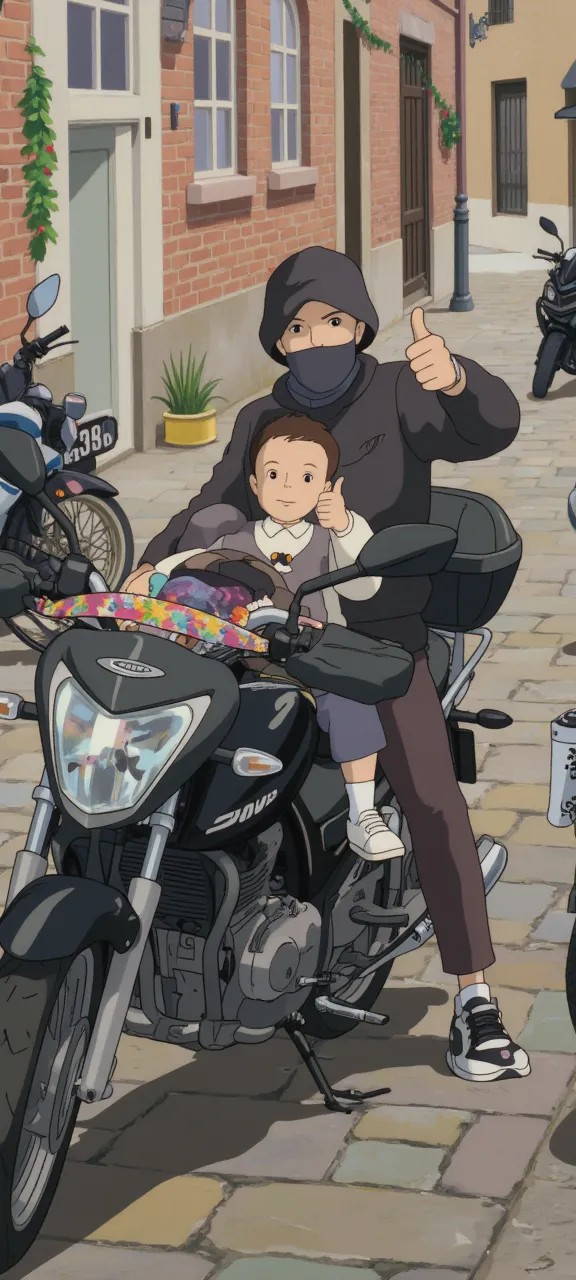 There was a man and a riding a motorcycle, akira motorcycle, style of akira motion movie, akira's motorcycle, Realistic anime 3 D style, in the style of akira, akira movie style, riding a motorcycle, Japanese animation style, Guviz-style artwork, akira style, sitting on the motorcycle, tokyo anime anime scene