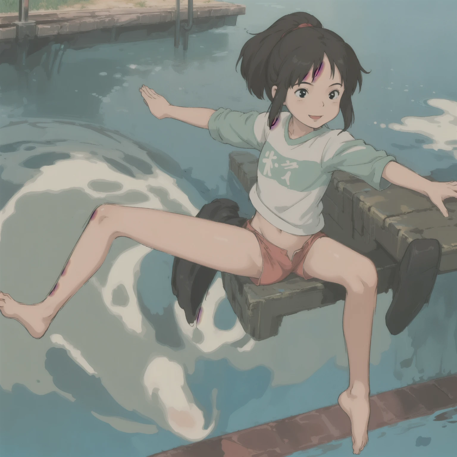 (masterpiece, best quality:1.2), solo, 1girl, hapu \(pokemon\), dark skin, dark-skinned female, , twintails, thick eyebrows, 1girl,masterpiece, expensive quality, very_expensive_solve, big_file size, full color,(completely nude:1.2),pussy,niplles,( kid),(vaginal sex:1.2),