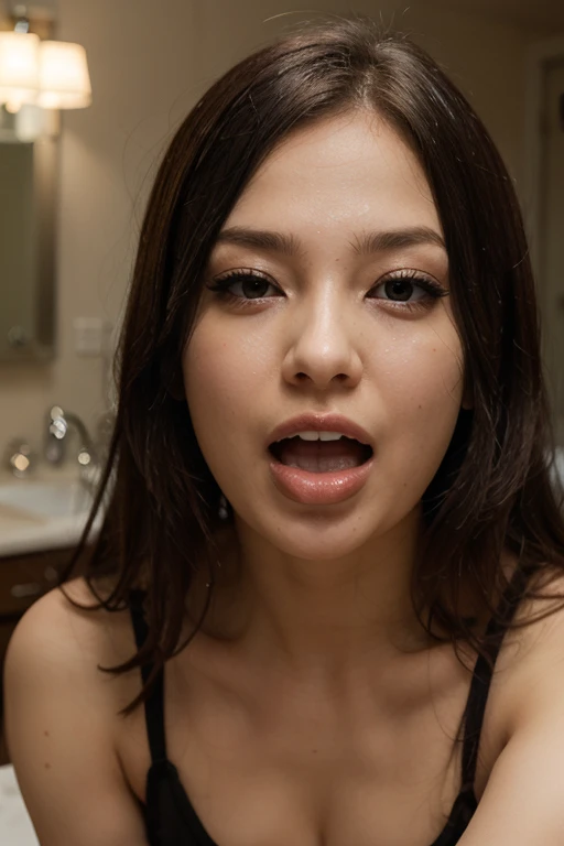 (table top、highest quality、8k、Award-winning work、ultra high resolution)、one beautiful woman、(perfect red knit sweater:1.1)、(Close-up of a face with lots of white mucus:1.5)、(close up of face:1.5)、(There is a lot of white sticky liquid on the face:1.5)、ultra high definition hair、ultra high resolutionの完璧な美しい歯、Ultra high definition beauty face、ultra high definition hair、Super high-definition sparkling eyes、輝くultra high resolutionの美肌、ultra high resolutionの艶やかな唇、(A look of climax staring at me:1.2)、elegant and beautiful hairstyle、accurate anatomy、(romantic love feeling:1.1)、(The most romantic and moody atmosphere:1.1)