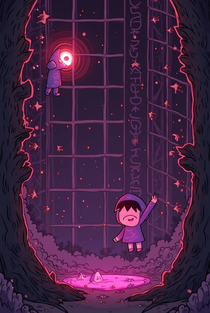 PDXL, score_9_superior, score_8_superior, score_7_superior, Highest quality, masterpiece, sauce_anime, Dark Background, indoor, Dim lighting, Old house, night, Detailed Background, Break 1 Boy, alone, Bobby_(/Noill/), Dot Eye, Ghost, Ghost boy, Brown Hair, Pink Skin, Pink body, Brown Hair, Red sweater, socks, View your viewers,