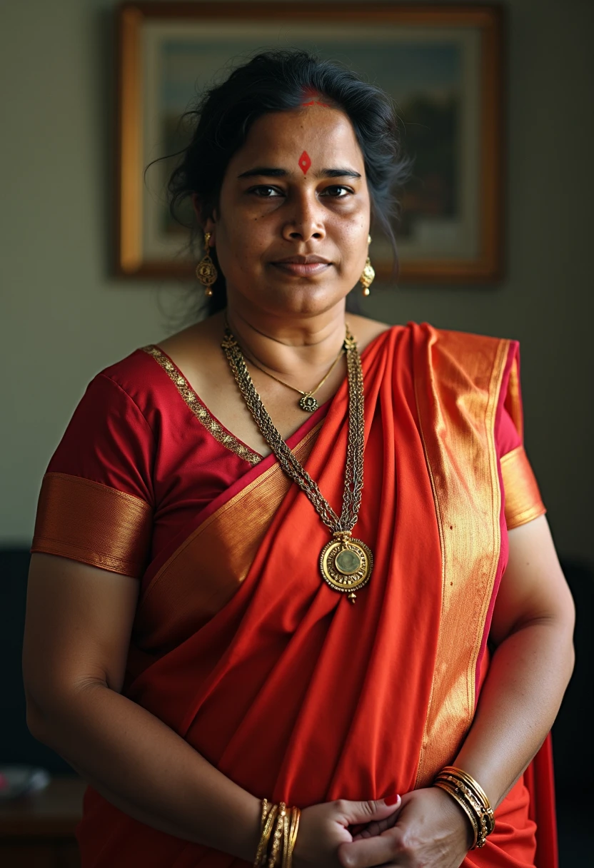 Indian aunty with big boobs
