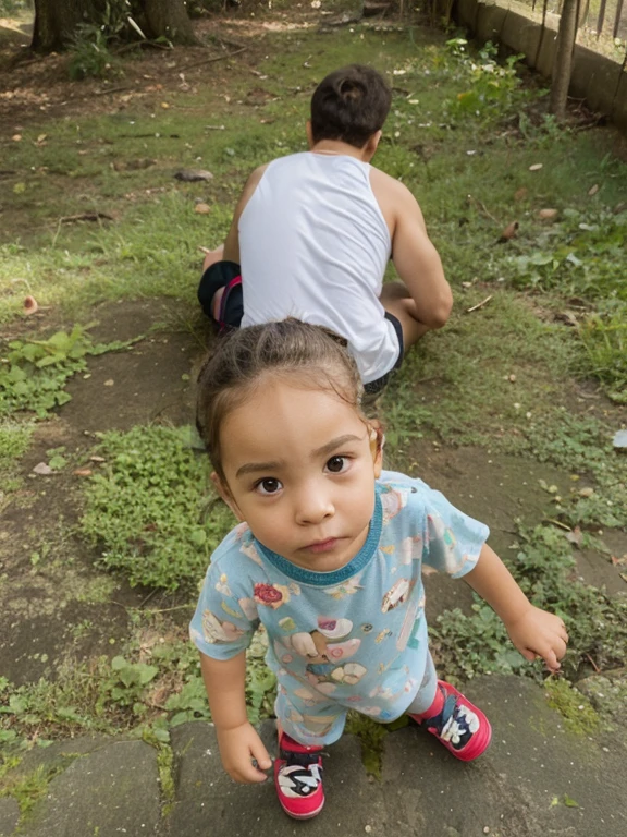 Crawling boy 