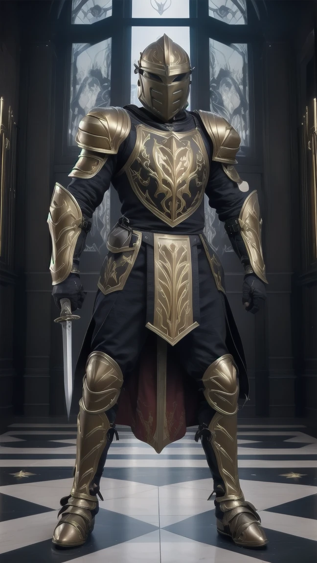 full body, warrior, Greatsword, armor, No pitching,