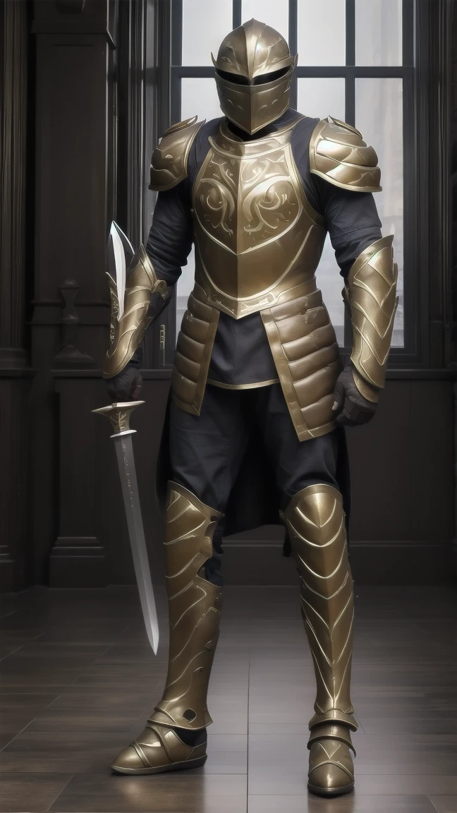 full body, warrior, Greatsword, armor, No pitching,